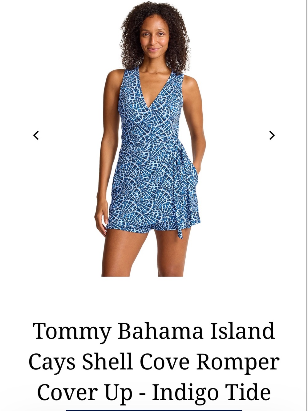 NWT - tommy bahama island cays shell cove romper